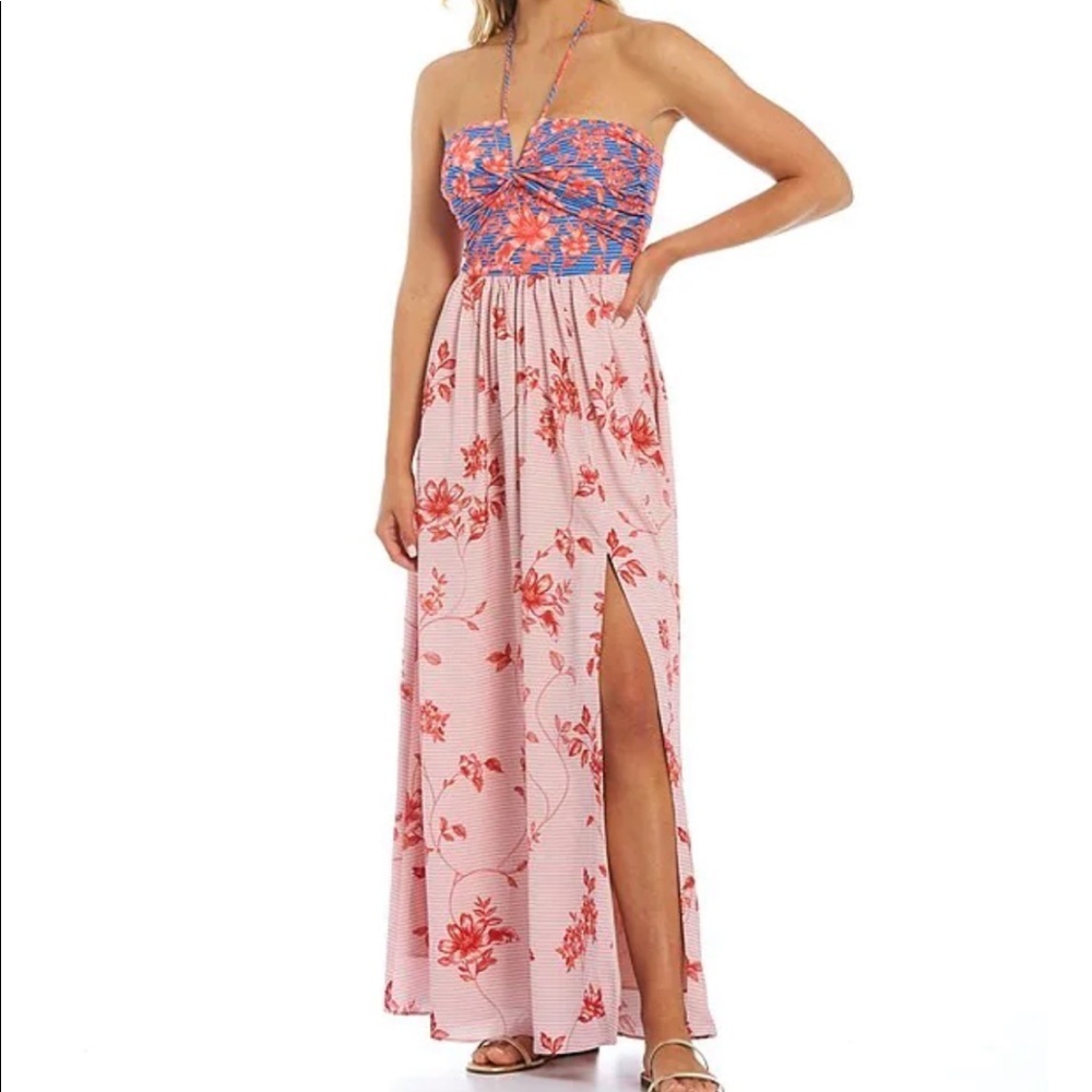 Badgley Mischka Belle Delaney Maxi Dress NEW